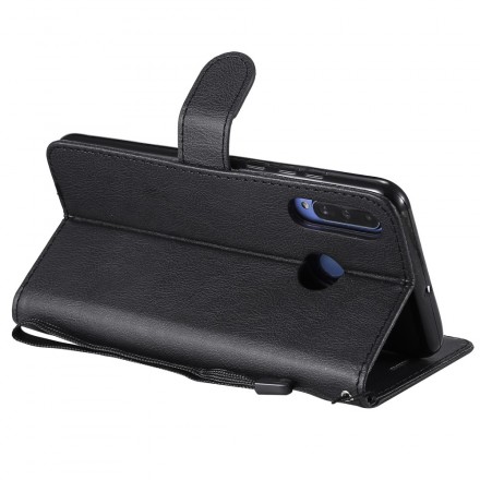 Housse Huawei P30 Lite Effet Cuir à Lanière Housse Huawei P30 Lite Effet Cuir à Lanière