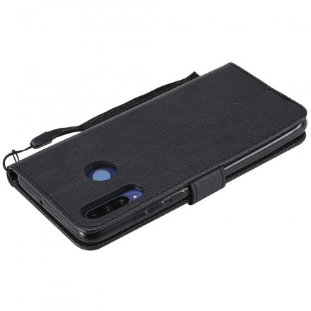 Housse Huawei P30 Lite Effet Cuir à Lanière Housse Huawei P30 Lite Effet Cuir à Lanière