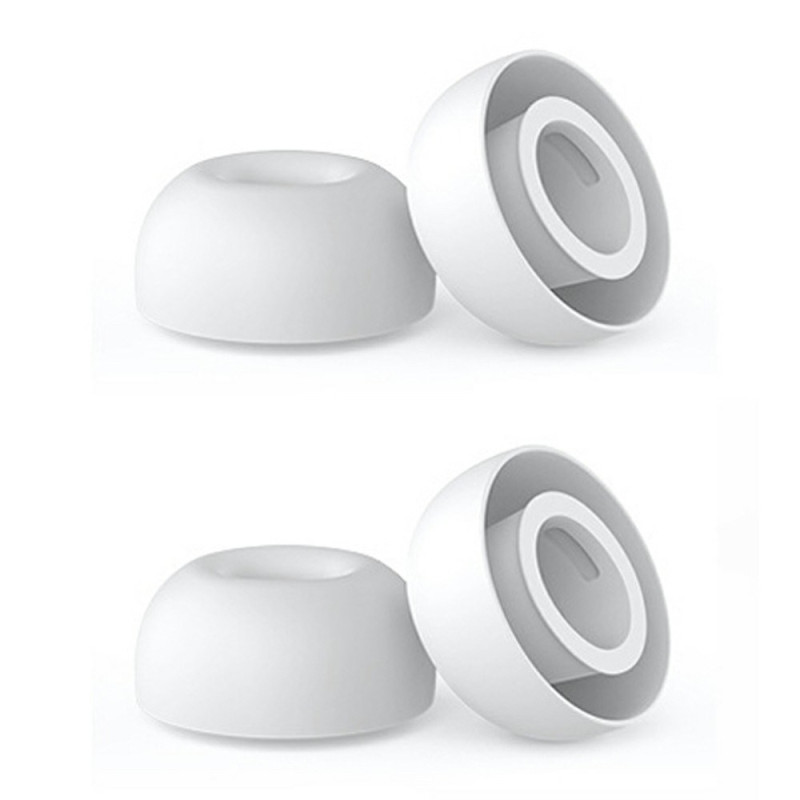 Embouts en Silicone de Remplacement pour AirPods Pro 3 - Blanc / M