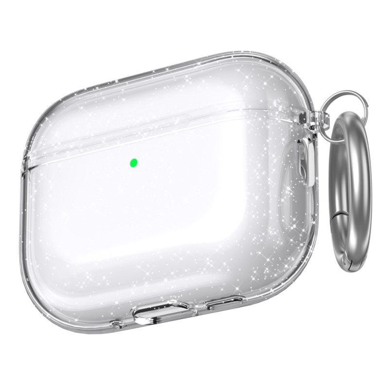 Coque AirPods Pro 3 Translucide avec Mousqueton