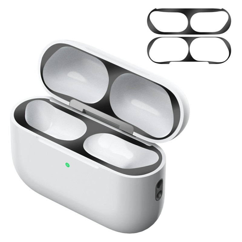 Sticker Métallique Anti-Poussière pour AirPods Pro 3