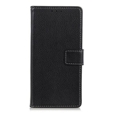 Housse Honor 20 Pro Litchi Coutures Apparentes