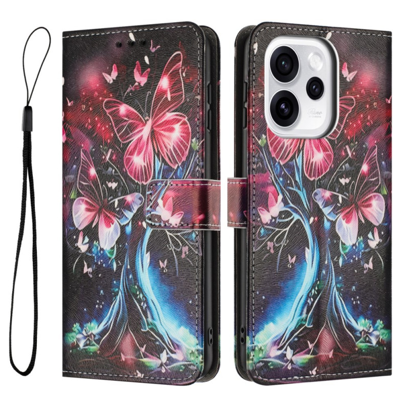 Housse Oppo Reno 15 Pro 5G Arbre aux Papillons