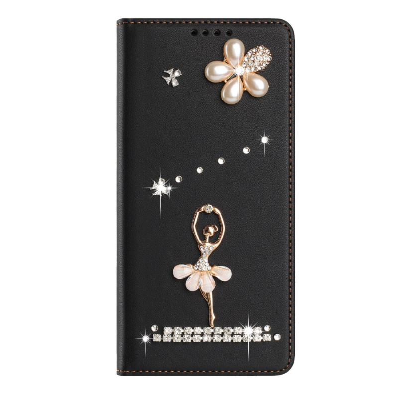 Housse Xiaomi Redmi Note 15 5G / 4G / Poco M8 5G Danseuse Ballet avec Strass