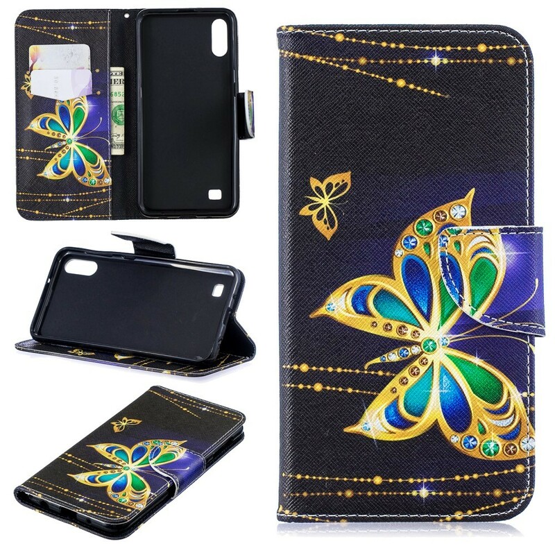 Housse Samsung Galaxy A10 Papillon Magique