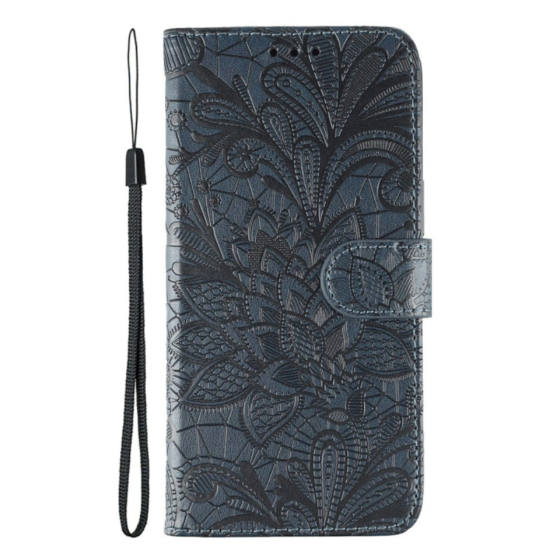 Housse Honor 400 Smart 5G / X7d 5G / 4G Motif Fleurs Dentelle