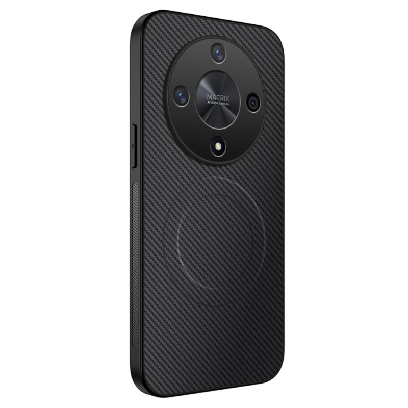 Coque Honor X9b 5G Magnétique Texture Fibre de Carbone