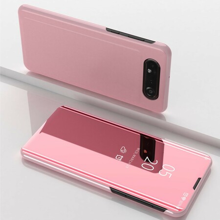 View Cover Samsung Galaxy A80 Miroir et Simiii Cuir