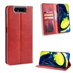 Flip Cover Samsung Galaxy A80 Simili Cuir Stylisé