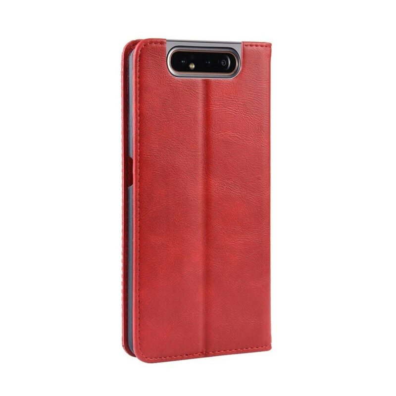 Flip Cover Samsung Galaxy A80 Simili Cuir Stylisé