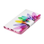 Housse Samsung Galaxy A10 Fleur Aquarelle