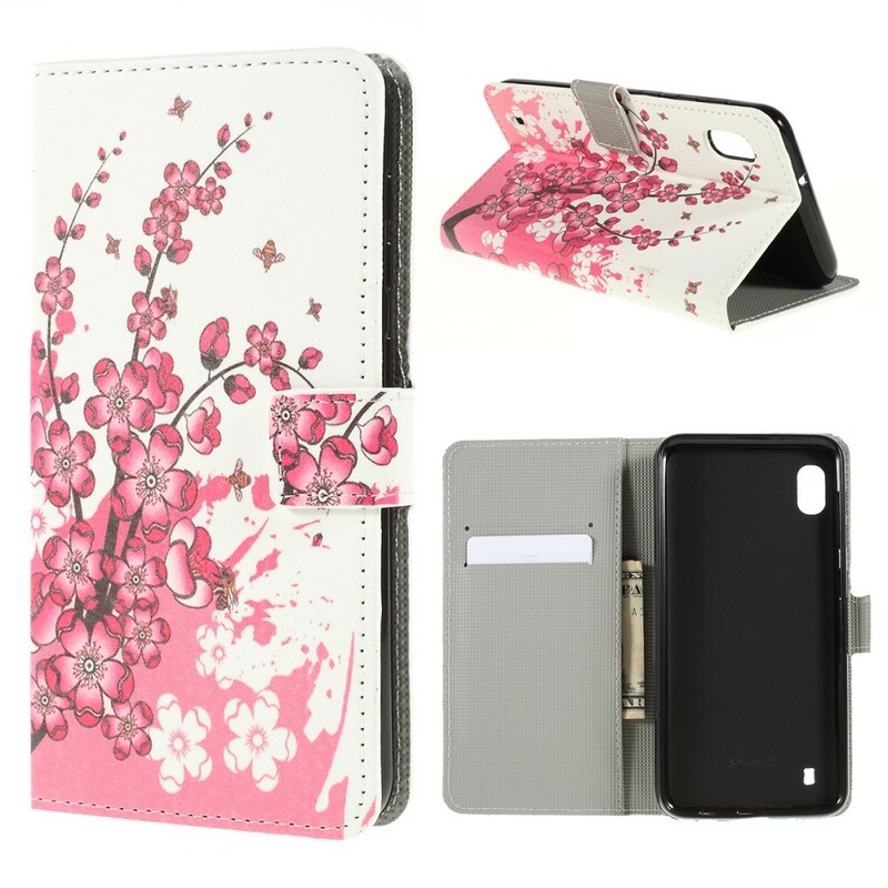 Housse Samsung Galaxy A10 Tropical Flowers Housse Samsung Galaxy A10 Tropical Flowers