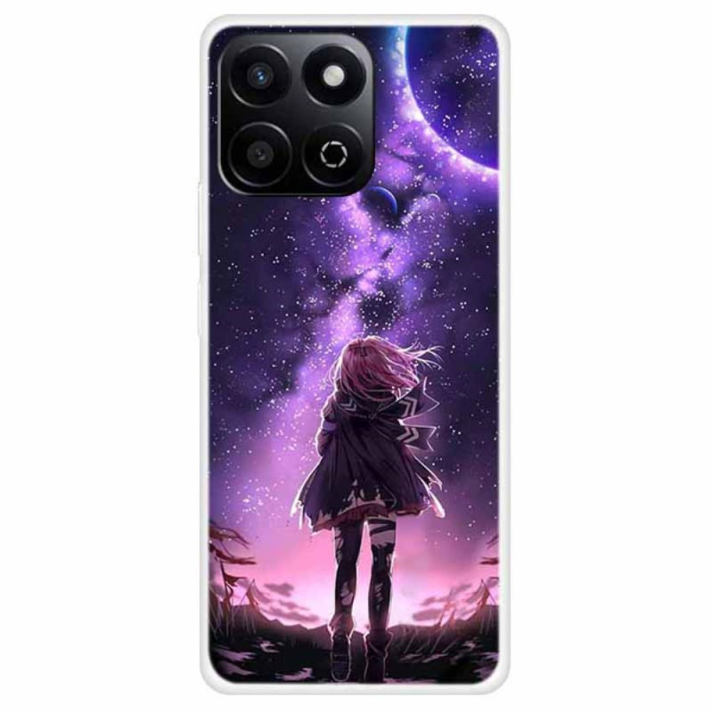 Coque Honor X7c 5G / 4G / 200 Smart 5G Étoiles et Fille