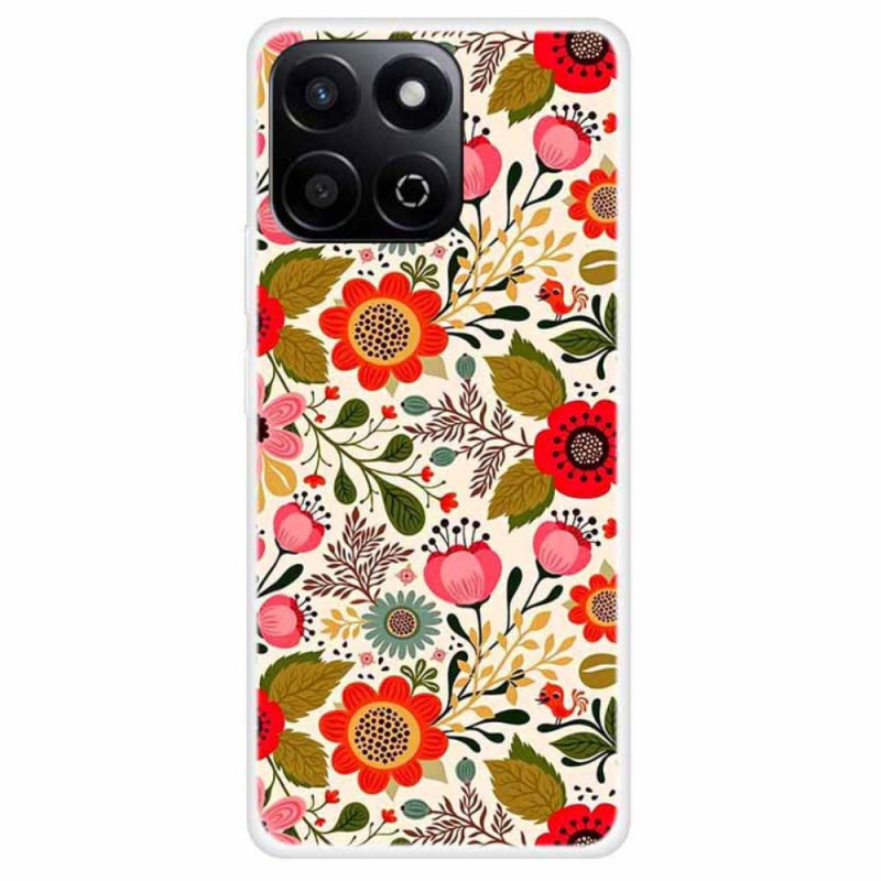 Coque Honor X7c 5G / 4G / 200 Smart 5G Fleurs Colorées