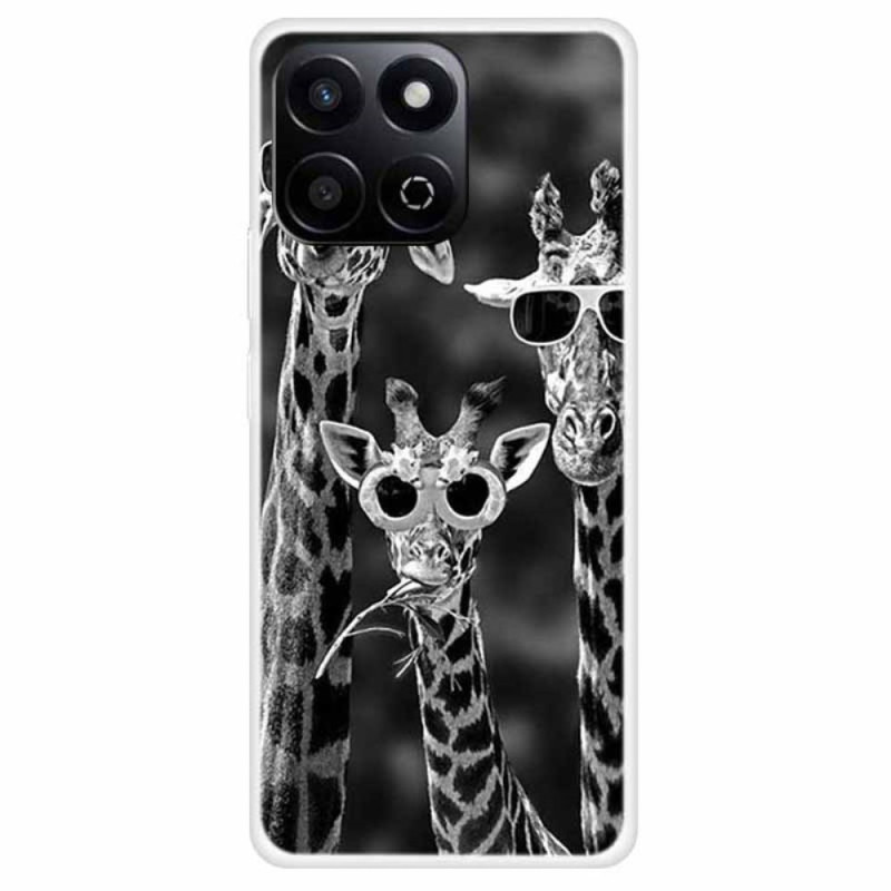 Coque Honor X7c 5G / 4G / 200 Smart 5G Motif Girafes
