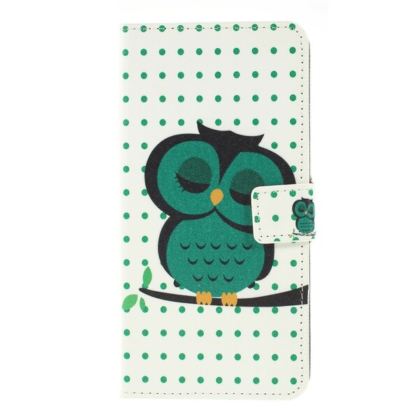 Housse Samsung Galaxy A10 Hibou Endormi