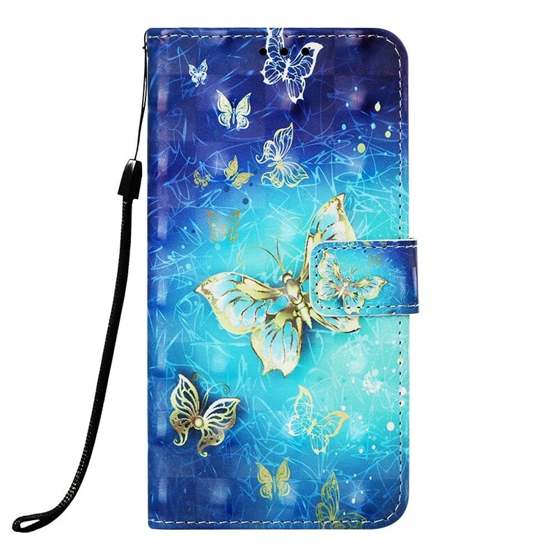Housse Samsung Galaxy A10 Papillons Dorés Housse Samsung Galaxy A10 Papillons Dorés
