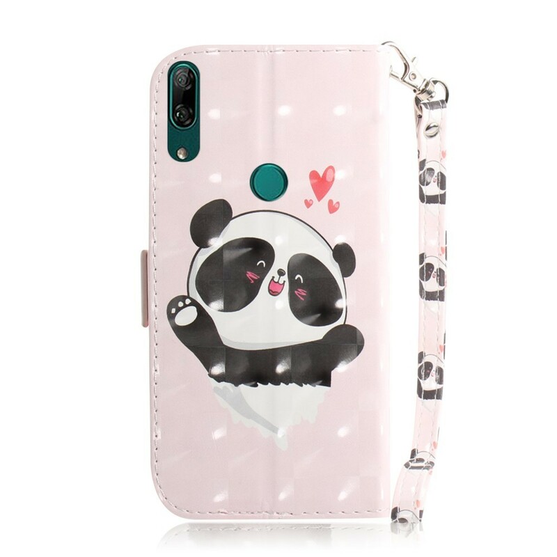 Housse Huawei P Smart Z Panda Love à Lanière