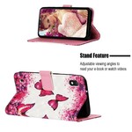 Housse Samsung Galaxy A10 Papillons Rouges Housse Samsung Galaxy A10 Papillons Rouges