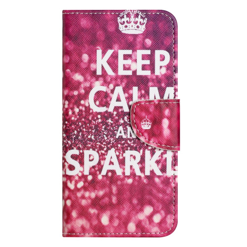 Housse Honor X6c 4G / X6b 4G / X6a 4G Keep Calm and Sparkle