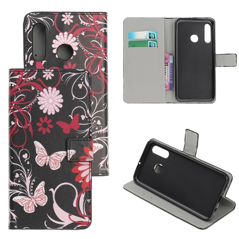 Housse Huawei P Smart Z Papillons et Fleurs Housse Huawei P Smart Z Papillons et Fleurs