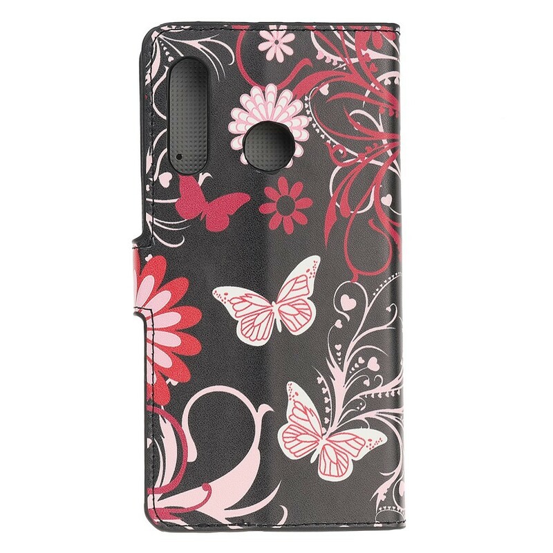Housse Huawei P Smart Z Papillons et Fleurs Housse Huawei P Smart Z Papillons et Fleurs