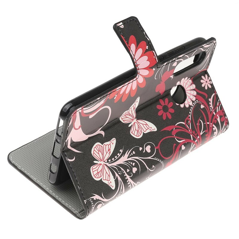 Housse Huawei P Smart Z Papillons et Fleurs Housse Huawei P Smart Z Papillons et Fleurs