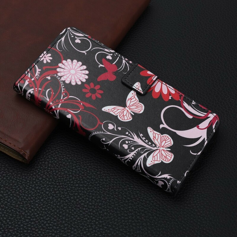 Housse Huawei P Smart Z Papillons et Fleurs Housse Huawei P Smart Z Papillons et Fleurs