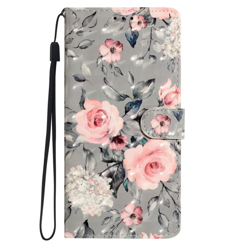 Housse Honor X5b / X5b Plus Motif Floral 3D