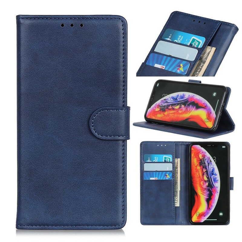 Housse Samsung Galaxy A10 Effet Cuir Matte Rétro Housse Samsung Galaxy A10 Effet Cuir Matte Rétro
