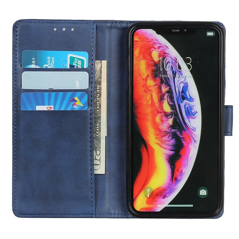 Housse Samsung Galaxy A10 Effet Cuir Matte Rétro Housse Samsung Galaxy A10 Effet Cuir Matte Rétro