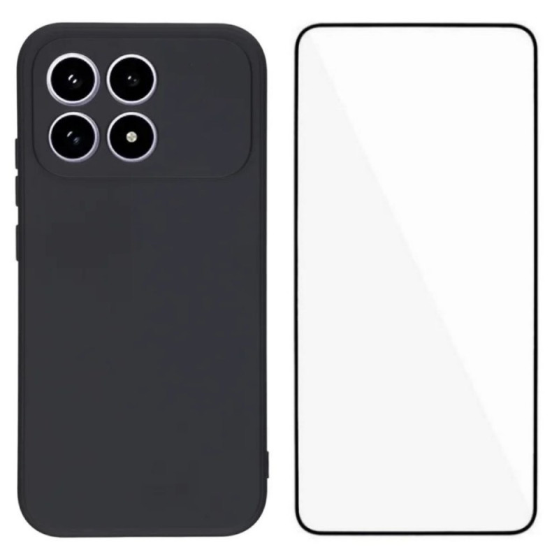 Coque Poco F8 Pro Silicone avec Protecteur Écran