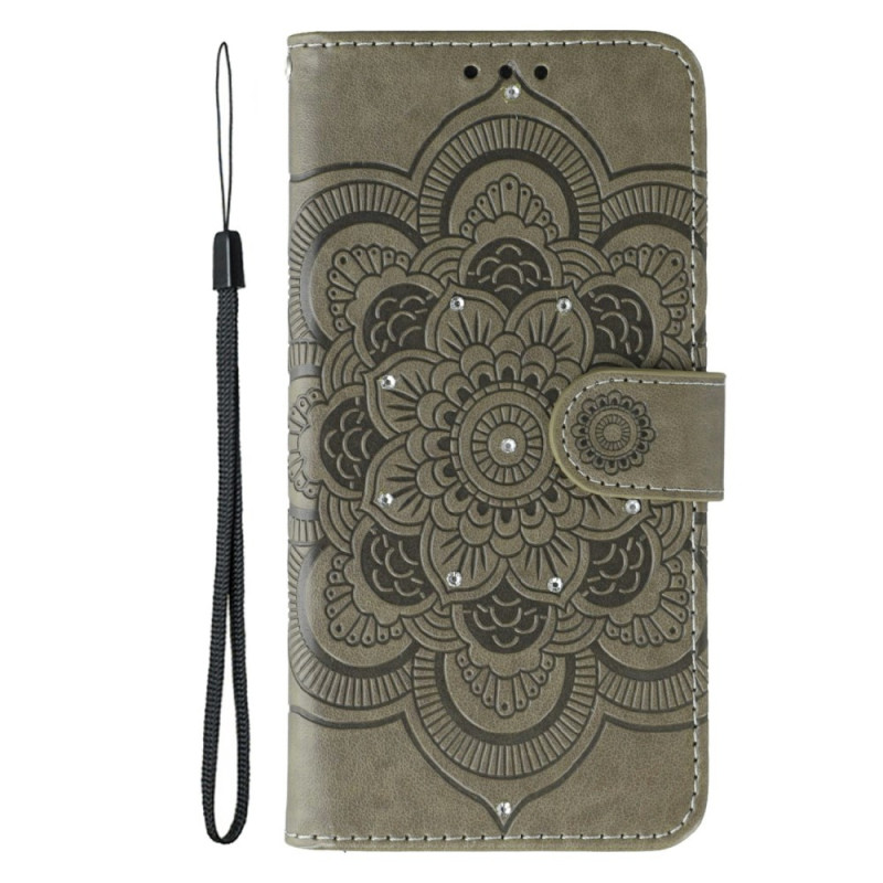 Houssse Xiaomi Redmi Note 14 5G / Poco M7 Pro 5G Mandala avec Strass