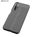 Coque Honor 20 Effet Cuir Litchi Double Line Coque Honor 20 Effet Cuir Litchi Double Line
