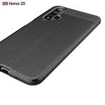Coque Honor 20 Effet Cuir Litchi Double Line Coque Honor 20 Effet Cuir Litchi Double Line