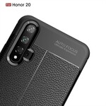 Coque Honor 20 Effet Cuir Litchi Double Line Coque Honor 20 Effet Cuir Litchi Double Line
