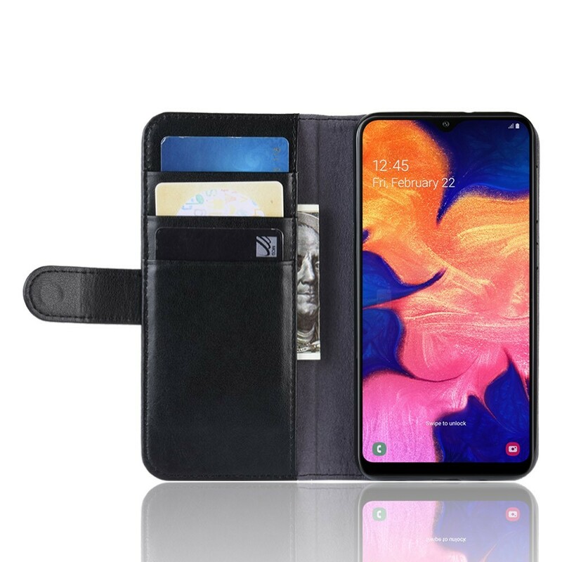 Housse Samsung Galaxy A10 Cuir Fendu Housse Samsung Galaxy A10 Cuir Fendu