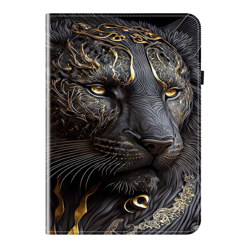 Étui Lenovo Tab M11 / K11 (11") - TB330 Lion Doré et Noir