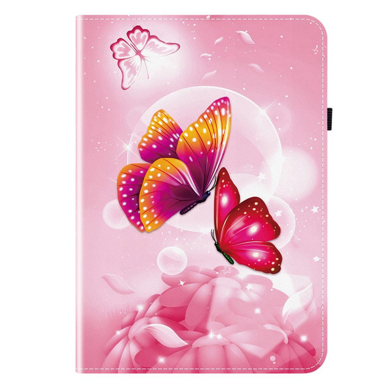 Étui Lenovo Tab M11 / K11 (11") - TB330 Papillons Roses