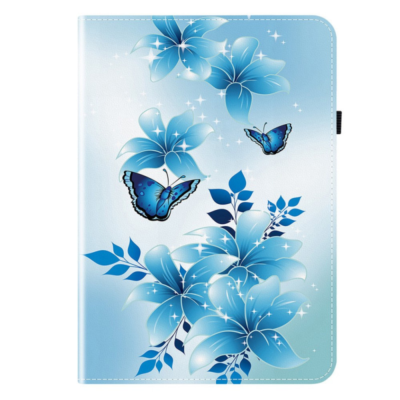 Étui Lenovo Tab M11 / K11 (11") - TB330 Papillons Bleus