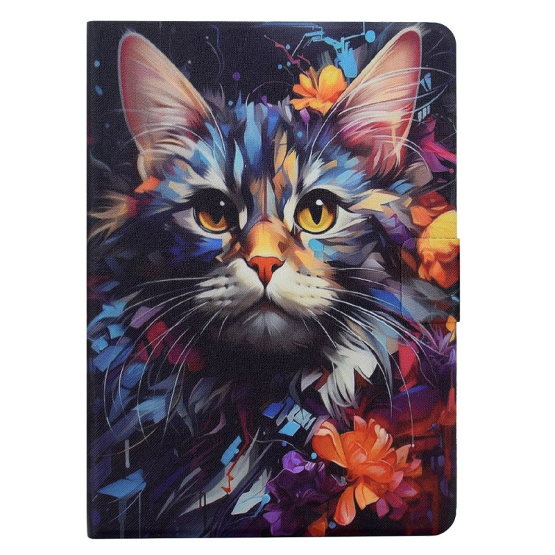 Étui Lenovo Tab M11 / K11 (11") - TB330 Chat Fleuri