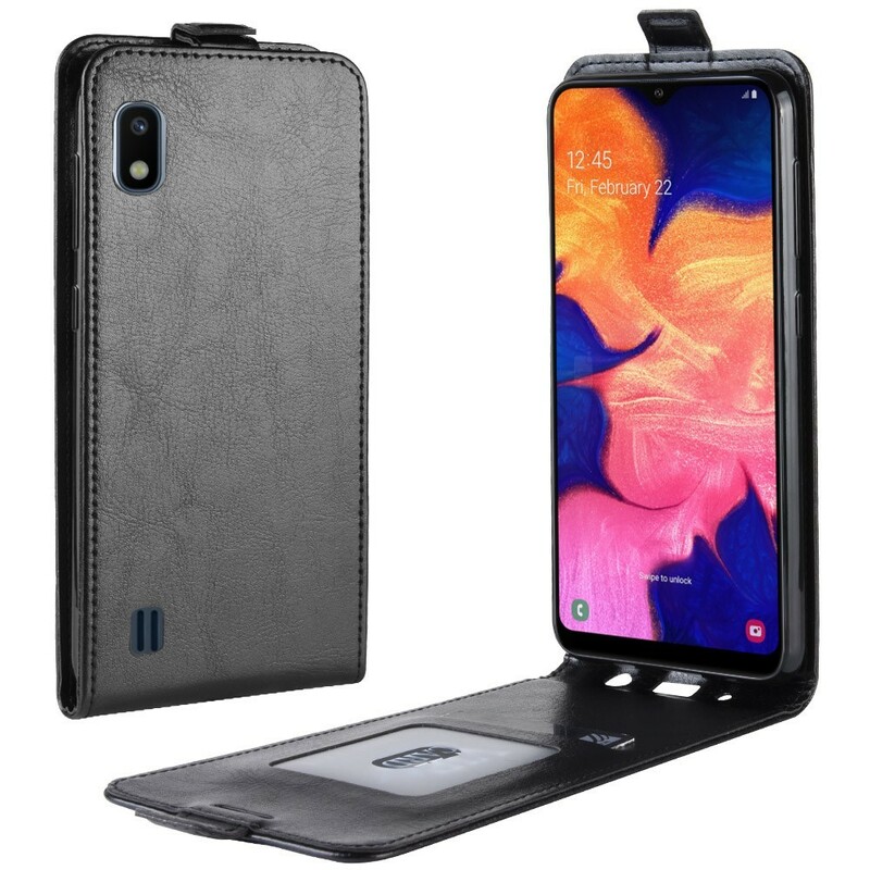 Housse Samsung Galaxy A10 Rabattable Effet Cuir