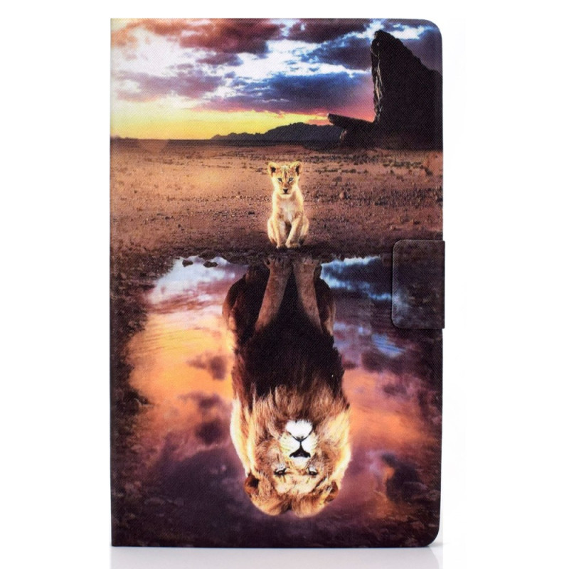 Housse Lenovo Tab M11 / K11 (11") - TB330 / TB331 Lion et Léopard