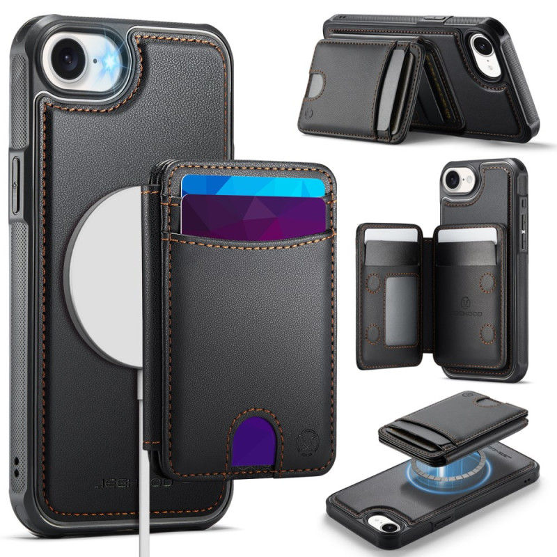 Coque iPhone 17E / 16E Compatible MagSafe avec Porte-Cartes Détachable