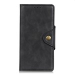 Housse Huawei P Smart Z Simili Cuir Bouton Housse Huawei P Smart Z Simili Cuir Bouton