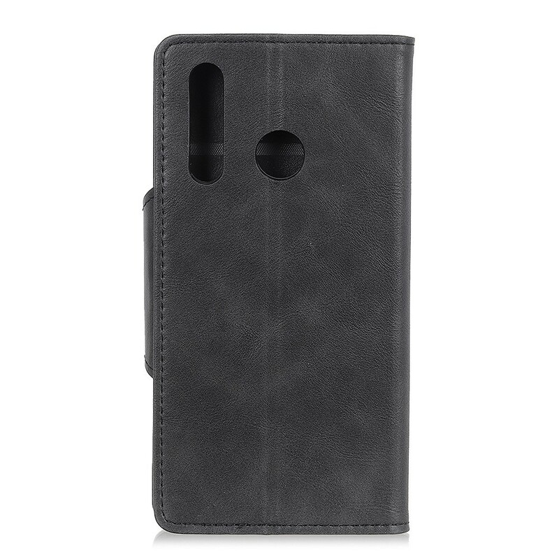 Housse Huawei P Smart Z Simili Cuir Bouton Housse Huawei P Smart Z Simili Cuir Bouton