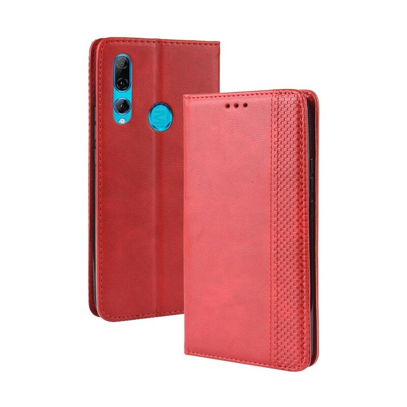 Flip Cover Huawei P Smart Z Effet Cuir Vintage Stylisé Flip Cover Huawei P Smart Z Effet Cuir Vintage Stylisé