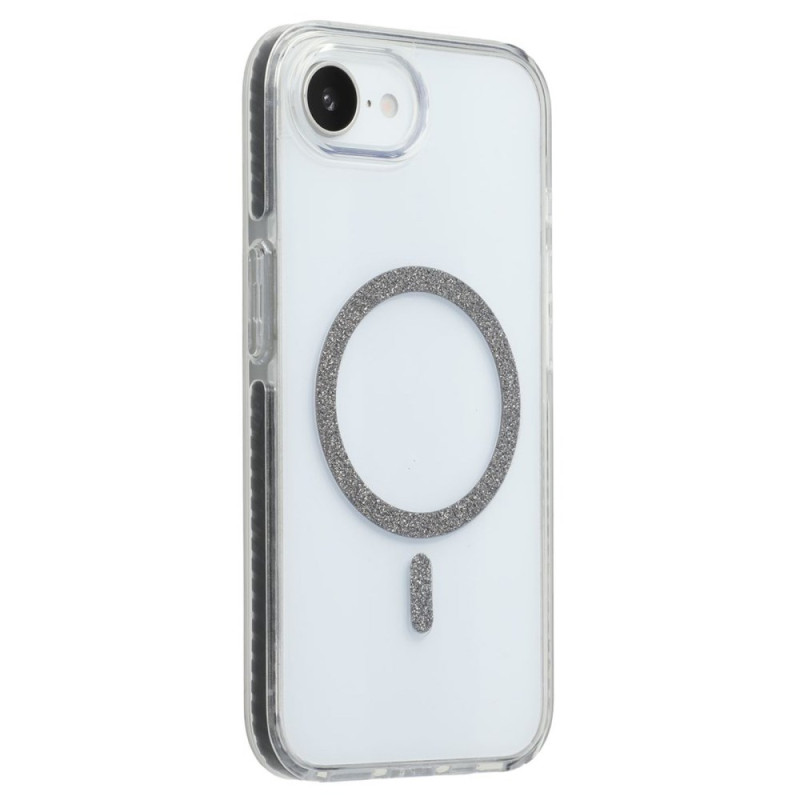 Coque iPhone 17E / 16E Compatible MagSafe Anneau Paillettes