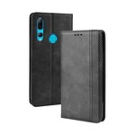 Flip Cover Huawei P Smart Z Effet Cuir Vintage Stylisé