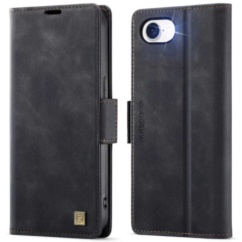 Housse iPhone 17E / 16E Simili Cuir Rétro (blocage RFID)